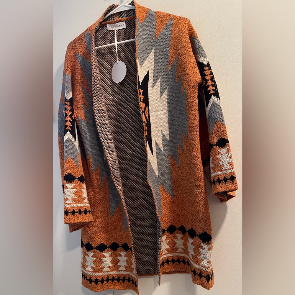 Tribal Patterned Cardigan